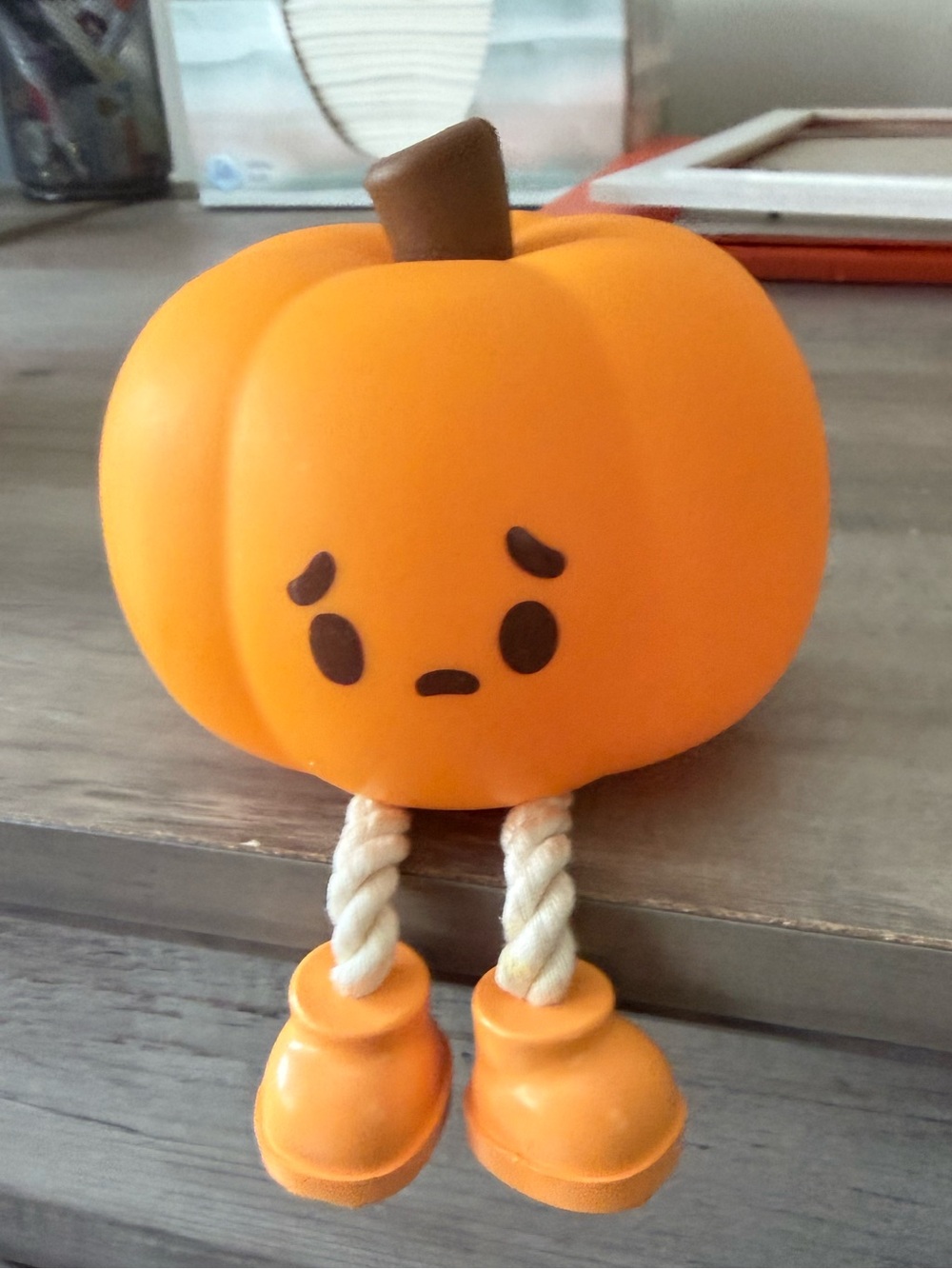 HALLOWEEN Orange Pumpkin Plush 3 setting night light silicone squishy  - Kids To